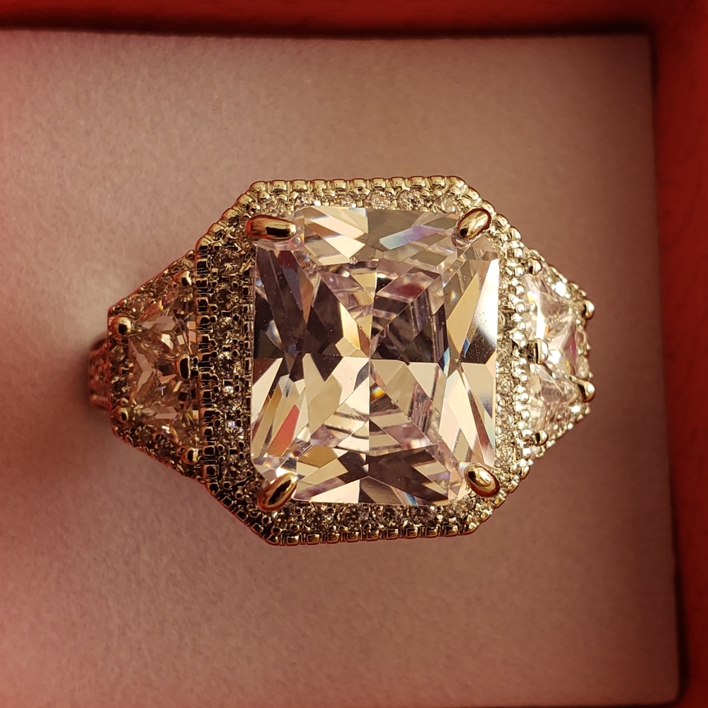 925 silver 5As zirconia stone ring - Picture 3 of 7